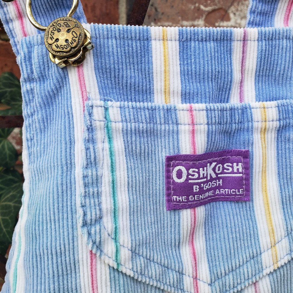 Vintage Girls Striped OshKosh B'Gosh Jumper